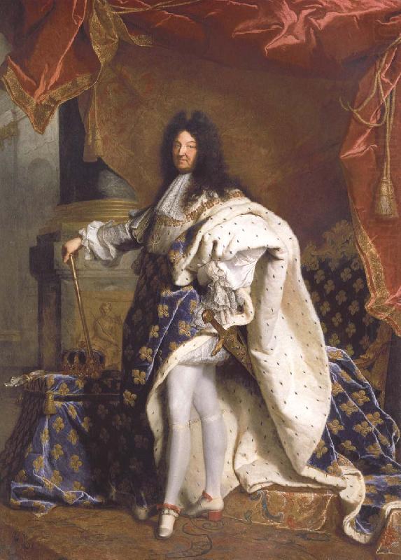 Portrait of Louis XIV, Hyacinthe Rigaud